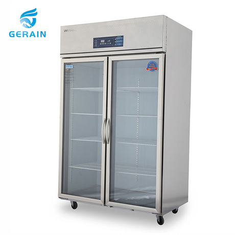 Double Doors Display Refrigerator