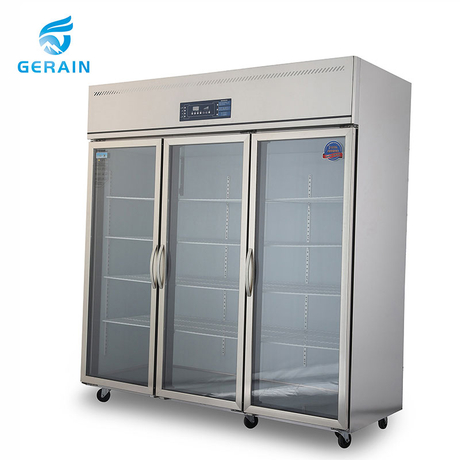 Triple Doors Display Refrigerator