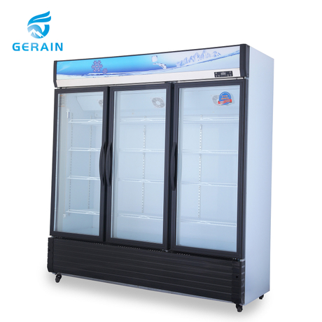 Triple Doors Direct Cooling Beverage Showcase