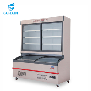 Double Temperatures Storage Display Cabinet